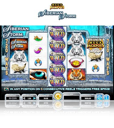 megajackpots siberian storm real money